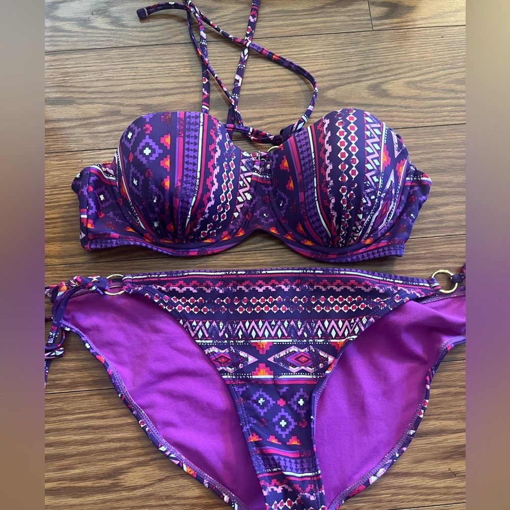 Purple bikini